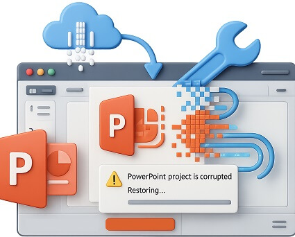 How to repair PPTX file online?